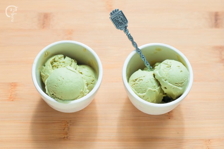 helado de matcha